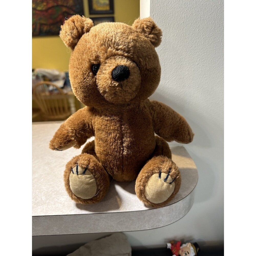 Dakin Teddy Bear Plush Vintage Brown Stuffed Animal‎ Toy